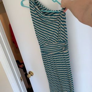 One shoulder maxi dress